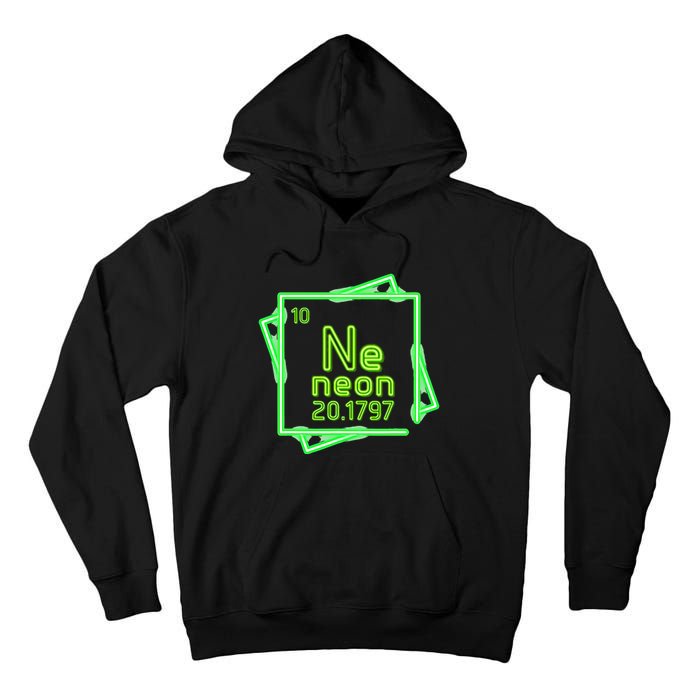 Neon Element Chemistry Periodic Table Science Nerd Tall Hoodie