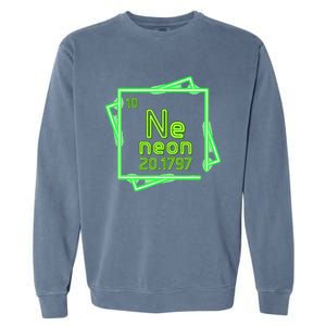 Neon Element Chemistry Periodic Table Science Nerd Garment-Dyed Sweatshirt