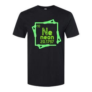 Neon Element Chemistry Periodic Table Science Nerd Softstyle CVC T-Shirt