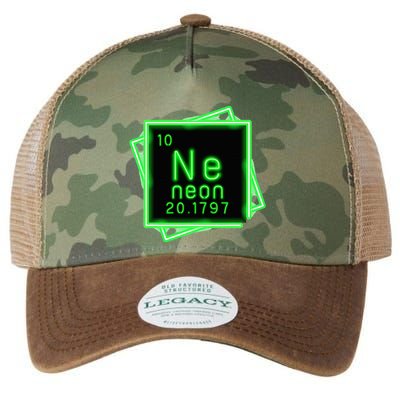 Neon Element Chemistry Periodic Table Science Nerd Legacy Tie Dye Trucker Hat