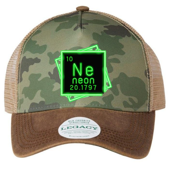 Neon Element Chemistry Periodic Table Science Nerd Legacy Tie Dye Trucker Hat