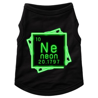 Neon Element Chemistry Periodic Table Science Nerd Doggie Tank