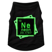 Neon Element Chemistry Periodic Table Science Nerd Doggie Tank