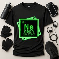 Neon Element Chemistry Periodic Table Science Nerd Performance Shirt