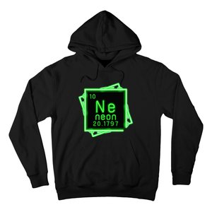 Neon Element Chemistry Periodic Table Science Nerd Hoodie