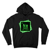 Neon Element Chemistry Periodic Table Science Nerd Hoodie