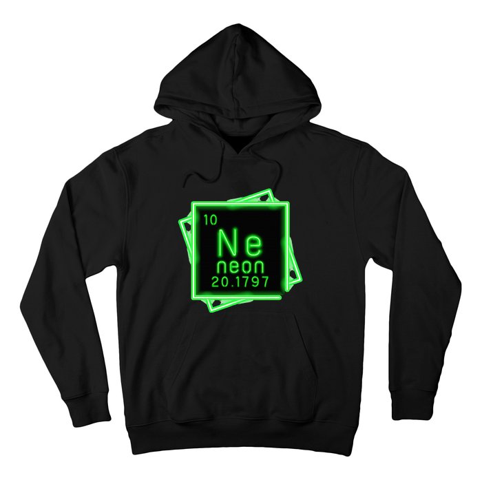 Neon Element Chemistry Periodic Table Science Nerd Hoodie