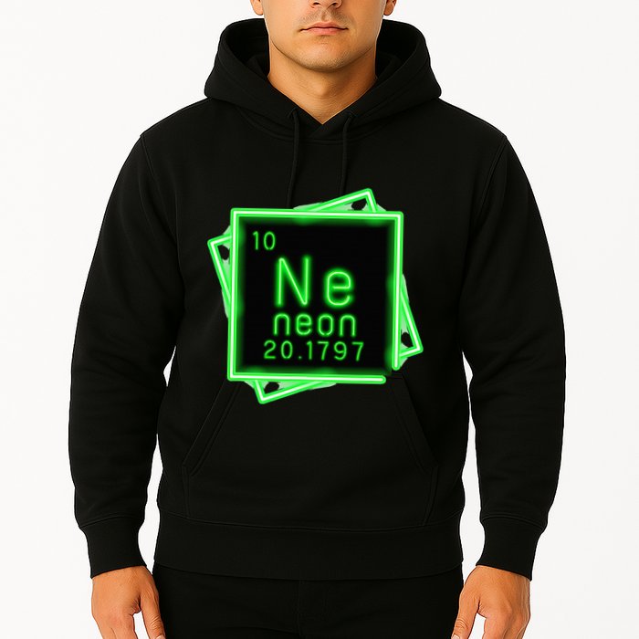 Neon Element Chemistry Periodic Table Science Nerd Hoodie