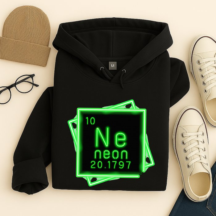 Neon Element Chemistry Periodic Table Science Nerd Hoodie
