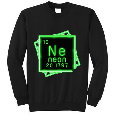 Neon Element Chemistry Periodic Table Science Nerd Sweatshirt