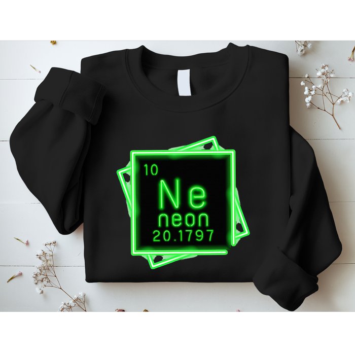 Neon Element Chemistry Periodic Table Science Nerd Sweatshirt