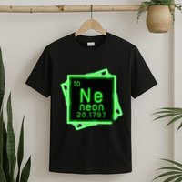 Neon Element Chemistry Periodic Table Science Nerd T-Shirt