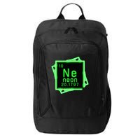 Neon Element Chemistry Periodic Table Science Nerd City Backpack