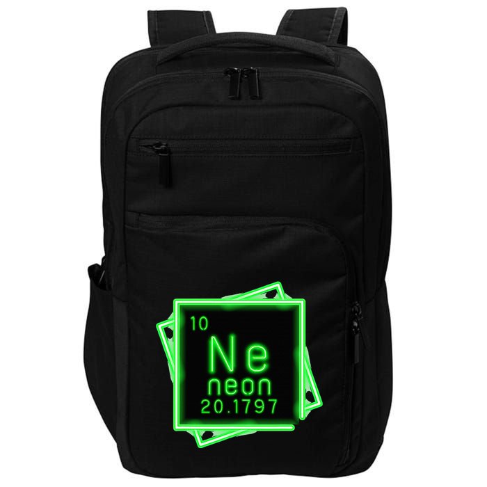Neon Element Chemistry Periodic Table Science Nerd Impact Tech Backpack