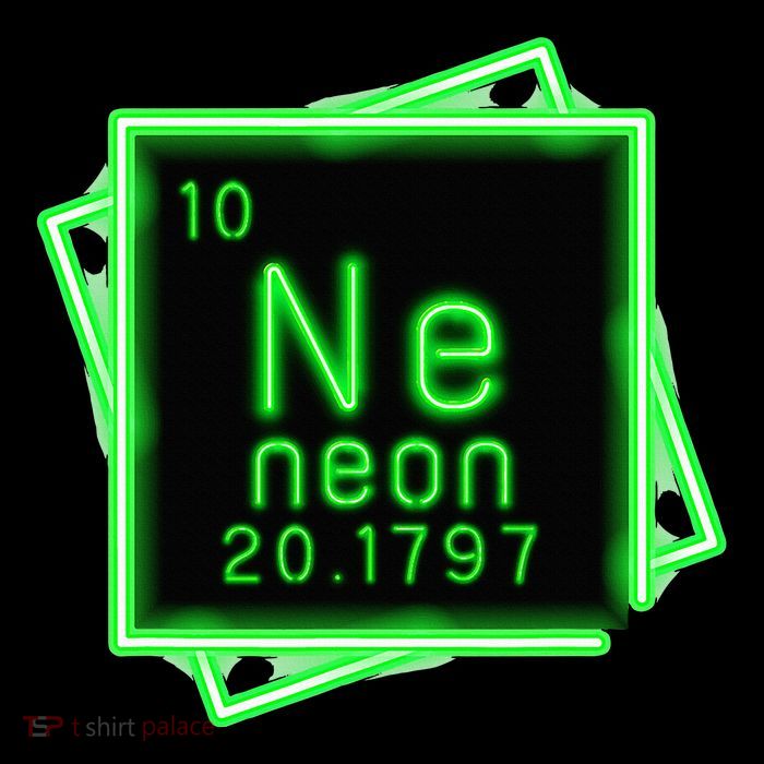 Neon Element Chemistry Periodic Table Science Nerd Hooded Wearable Blanket