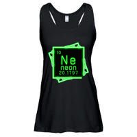 Neon Element Chemistry Periodic Table Science Nerd Ladies Essential Flowy Tank