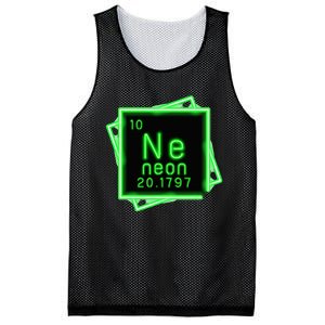 Neon Element Chemistry Periodic Table Science Nerd Mesh Reversible Basketball Jersey Tank