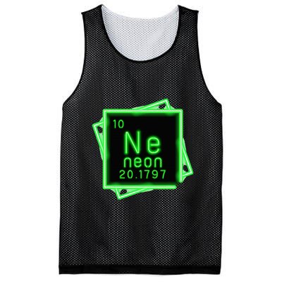 Neon Element Chemistry Periodic Table Science Nerd Mesh Reversible Basketball Jersey Tank