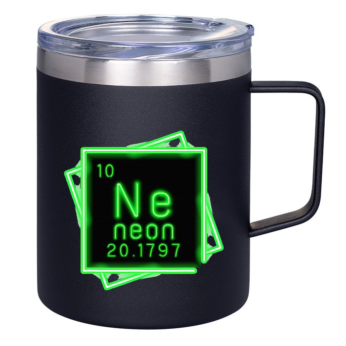 Neon Element Chemistry Periodic Table Science Nerd 12oz Stainless Steel Coffee Mug