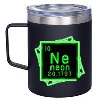 Neon Element Chemistry Periodic Table Science Nerd 12oz Stainless Steel Coffee Mug