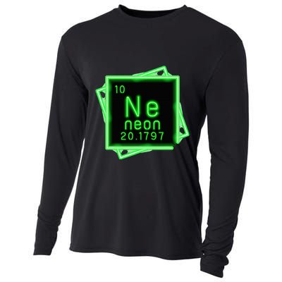Neon Element Chemistry Periodic Table Science Nerd Cooling Performance Long Sleeve Crew