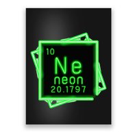 Neon Element Chemistry Periodic Table Science Nerd Poster