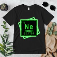 Neon Element Chemistry Periodic Table Science Nerd Premium T-Shirt