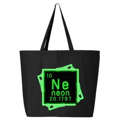 Neon Element Chemistry Periodic Table Science Nerd 25L Jumbo Tote