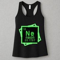 Neon Element Chemistry Periodic Table Science Nerd Womens Tank Top