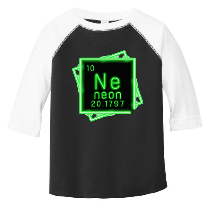 Neon Element Chemistry Periodic Table Science Nerd Toddler Fine Jersey T-Shirt