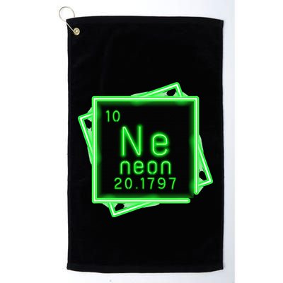 Neon Element Chemistry Periodic Table Science Nerd Golf Towel