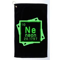 Neon Element Chemistry Periodic Table Science Nerd Golf Towel