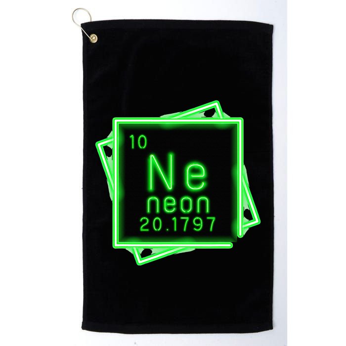 Neon Element Chemistry Periodic Table Science Nerd Golf Towel
