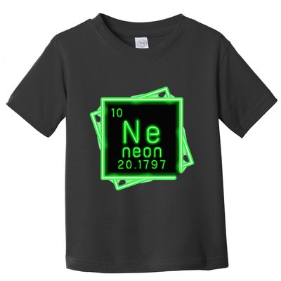 Neon Element Chemistry Periodic Table Science Nerd Toddler T-Shirt