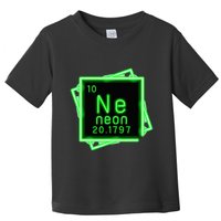 Neon Element Chemistry Periodic Table Science Nerd Toddler T-Shirt