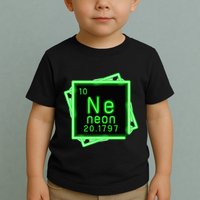 Neon Element Chemistry Periodic Table Science Nerd Toddler T-Shirt
