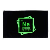 Neon Element Chemistry Periodic Table Science Nerd Microfiber Hand Towel