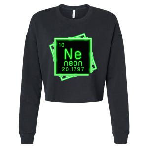 Neon Element Chemistry Periodic Table Science Nerd Cropped Pullover Crew