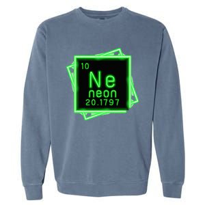 Neon Element Chemistry Periodic Table Science Nerd Garment-Dyed Sweatshirt