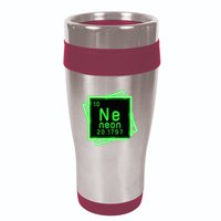 Neon Element Chemistry Periodic Table Science Nerd 16oz Travel Tumbler