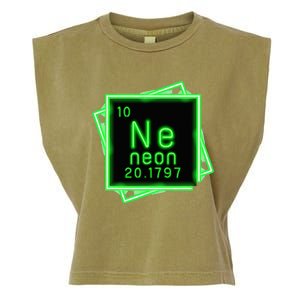 Neon Element Chemistry Periodic Table Science Nerd Garment-Dyed Women's Muscle Tee