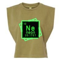 Neon Element Chemistry Periodic Table Science Nerd Garment-Dyed Women's Muscle Tee