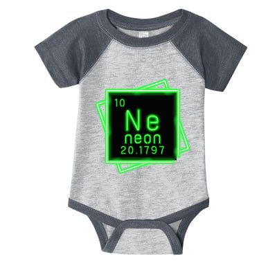 Neon Element Chemistry Periodic Table Science Nerd Infant Baby Jersey Bodysuit
