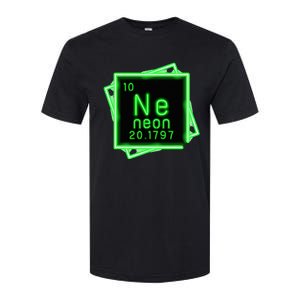 Neon Element Chemistry Periodic Table Science Nerd Softstyle CVC T-Shirt