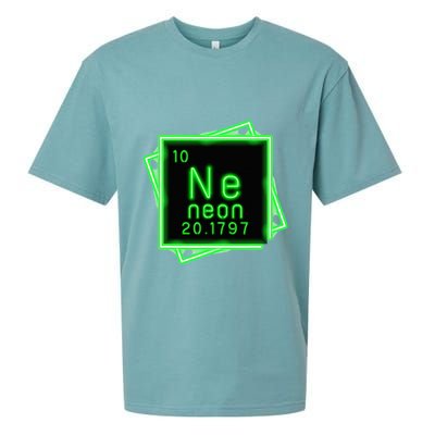 Neon Element Chemistry Periodic Table Science Nerd Sueded Cloud Jersey T-Shirt