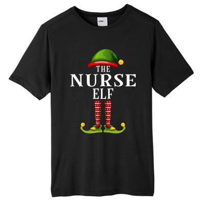 Nurse Elf Christmas Matching Family Group Pjs Cute Gift Tall Fusion ChromaSoft Performance T-Shirt