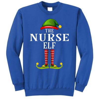 Nurse Elf Christmas Matching Family Group Pjs Cute Gift Sweatshirt