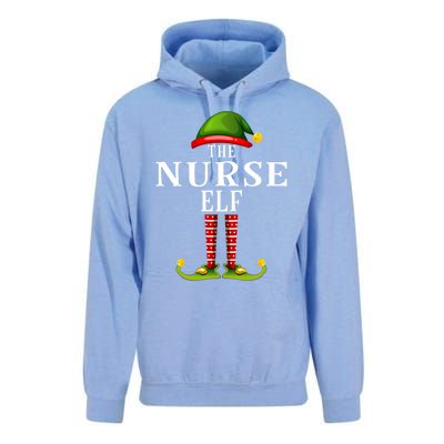 Nurse Elf Christmas Matching Family Group Pjs Cute Gift Unisex Surf Hoodie