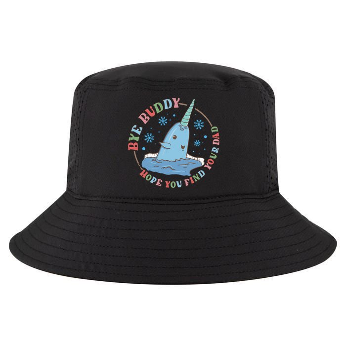 Narwhal Elf Christmas Movie Funny Holiday Cool Comfort Performance Bucket Hat