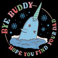 Narwhal Elf Christmas Movie Funny Holiday Doggie Tank